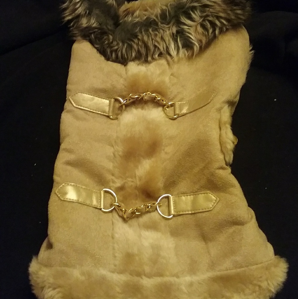 Fur puppy coat